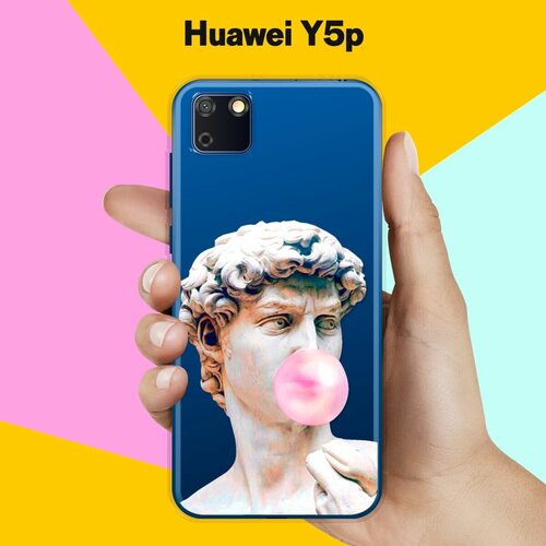 Силиконовый чехол Давид на Huawei Y5p чехол книжка цветочный фон 24 book на huawei y5p хуавей y5p