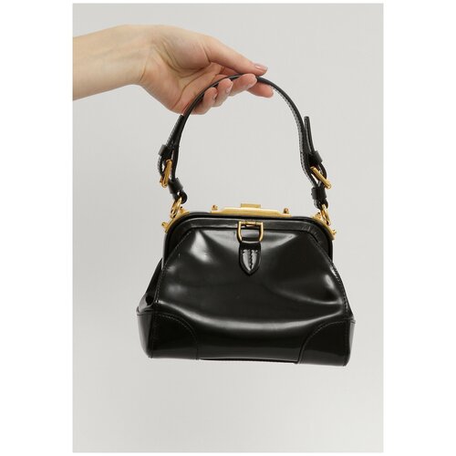 Ralph Lauren Leather Bag черного цвета