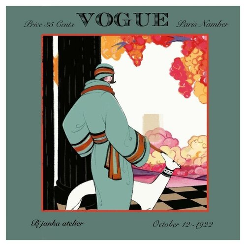 фото Шелковый платок паше от "bjanka silk" "vogue october 1922"