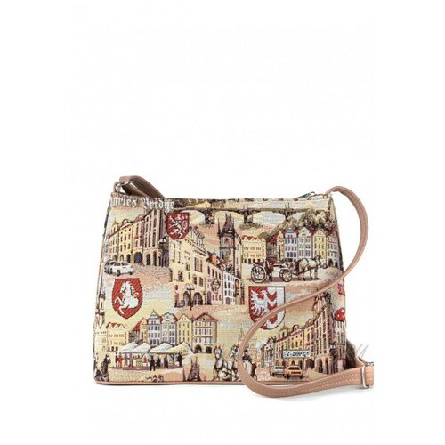 фото Сумка женская l-craft 1456 чехия бежевая