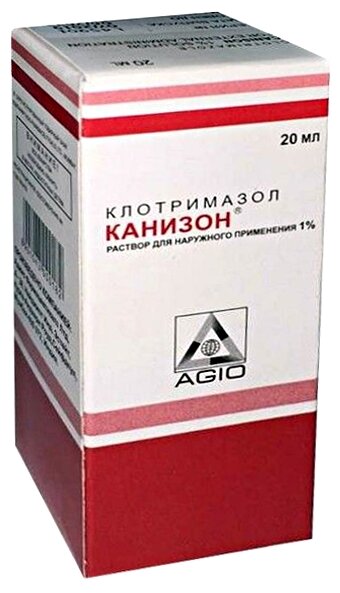 Канизон р-р д/нар. прим., 1%, 30 г, 20 мл, 1 шт., 1 уп.