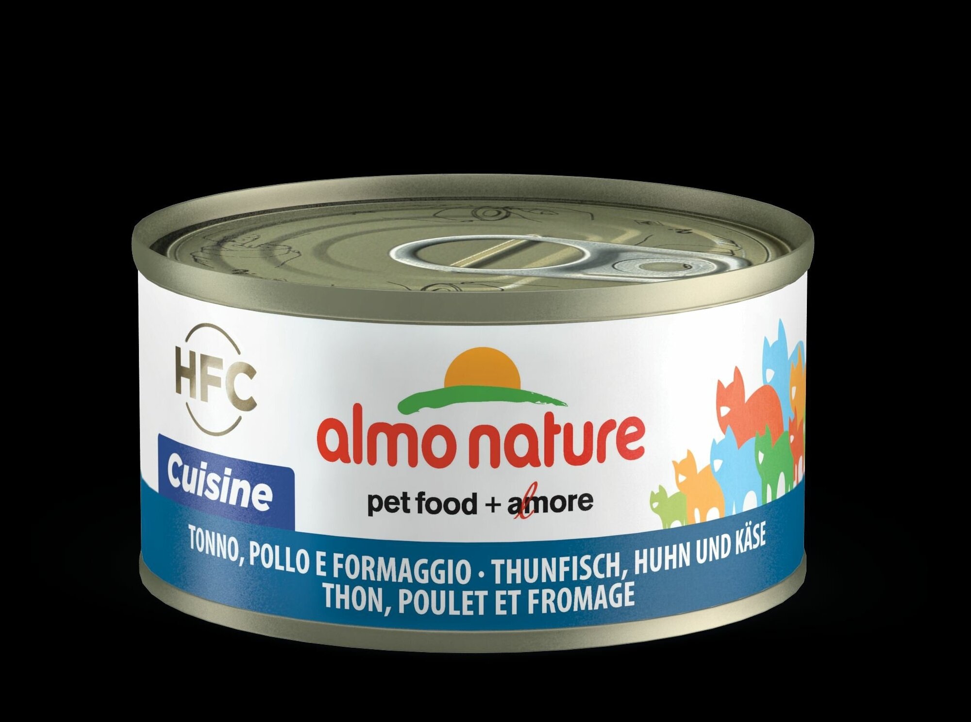 ALMO NATURE Legend HFC Cat Tuna, Chicken&Cheese Консервы для кошек с Тунцом, Курицей и Сыром 70 г - фотография № 2