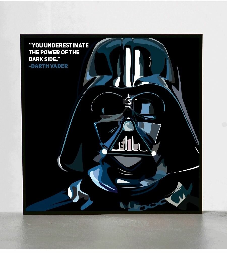 Картина постер Поп-арт Дарт Вейдер Звёздные войны Star Wars