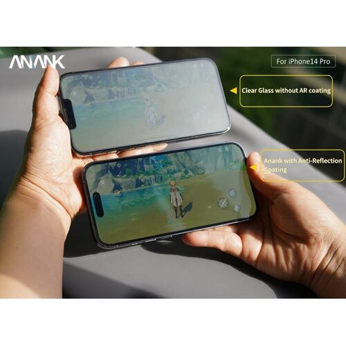 Защитное стекло с защитой от солнца ANANK 2.5D Anti-Reflection Glass Screen Protector для iPhone 14 Plus 6.7