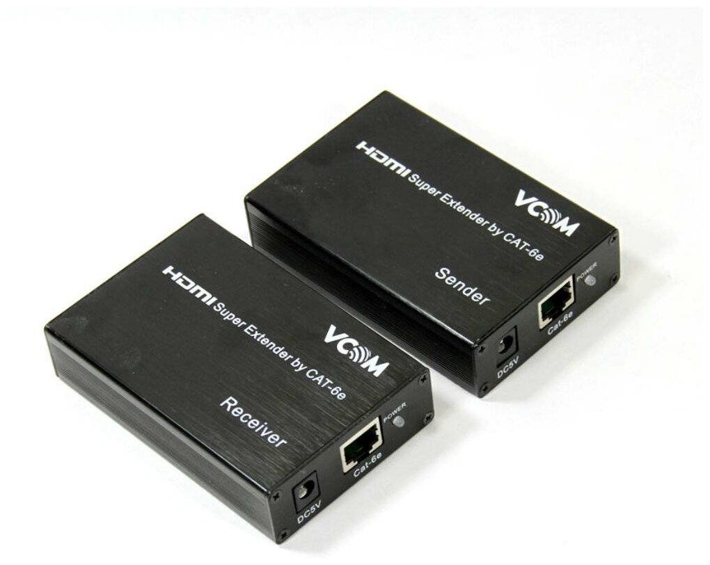 VCOM DD471 Удлинитель HDMI по витой паре до 60м extender VCOM <DD471> +2б.п. - фото №7