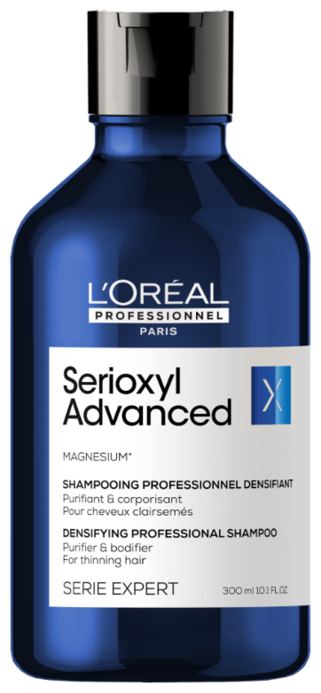 Шампунь LOreal Professionnel Serie Expert Serioxyl Advanced для очищения и уплотнения волос, 300 мл