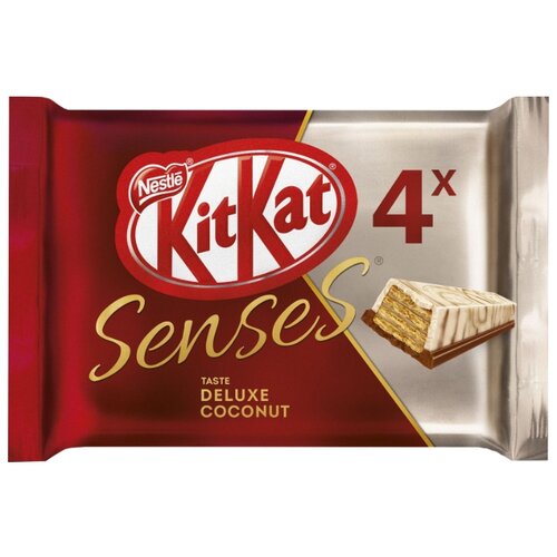 фото Батончик kitkat senses taste deluxe coconut, 29 г, 4 шт.