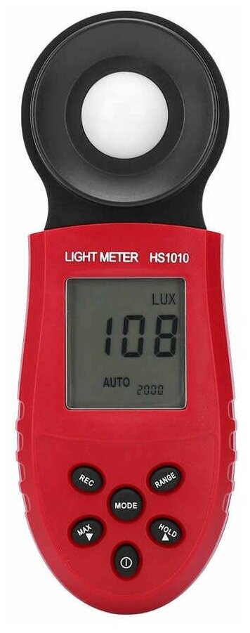 Люксметр Light Meter HS1010, измеритель освещенности и яркости света