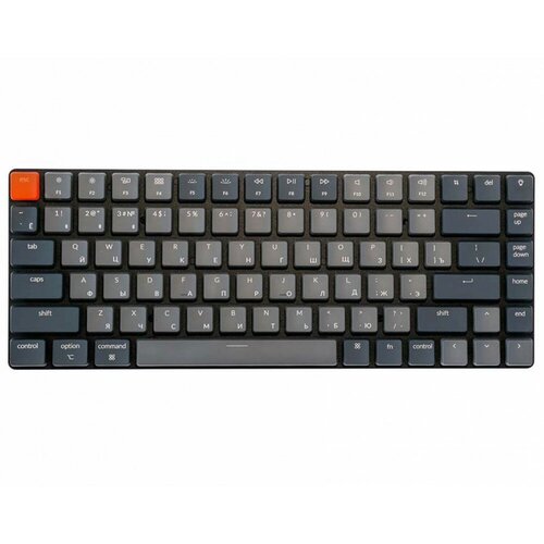 Беспроводная механическая ультратонкая клавиатура Keychron K3, 84 клавиши, RGB подсветка, Red Switch