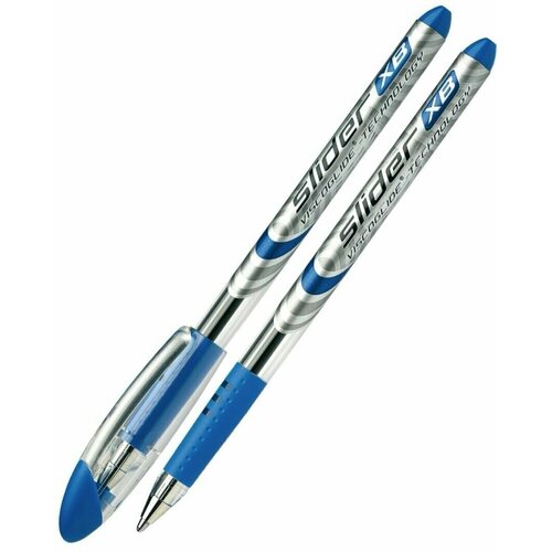 Шариковая ручка Schneider Slider Basic XB (особо широкий), синяя, 2 шт