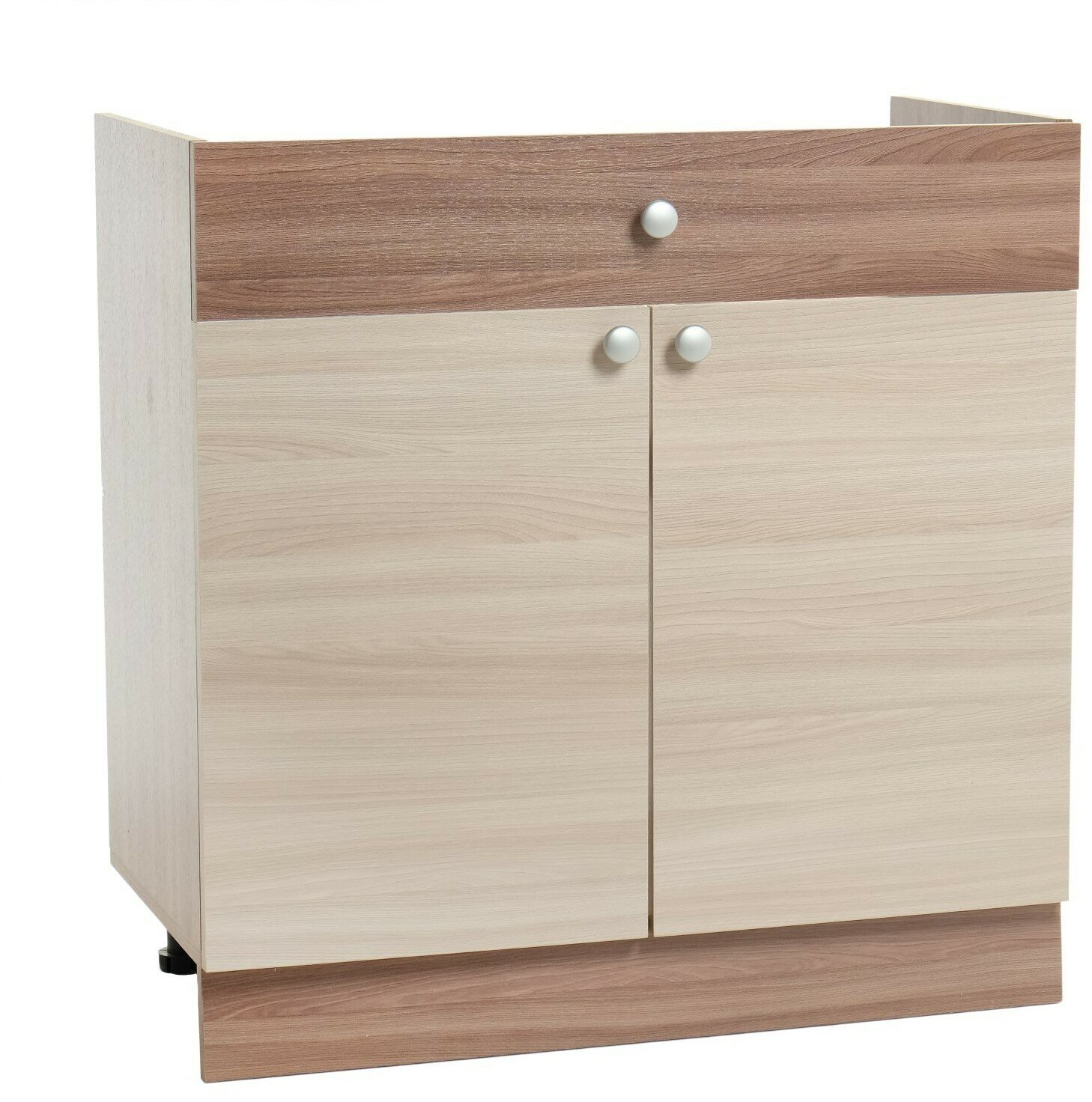фото Шкаф напольный под мойку 800х420х810 Ясень шимо темный/Светлый 4197280