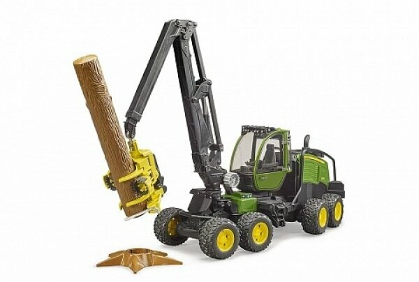 Харвестер Bruder лесозаготовочный John Deere 1270G, с бревном 02-135