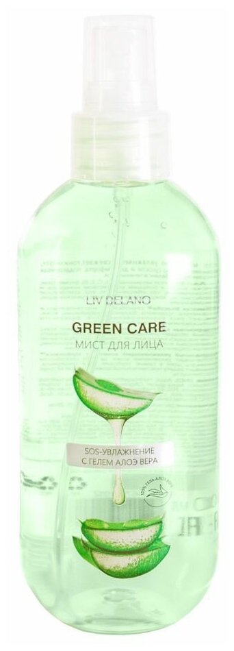 Мист для лица "SOS-увлажнение" 200 мл Green Care Liv Delano 4811248010197