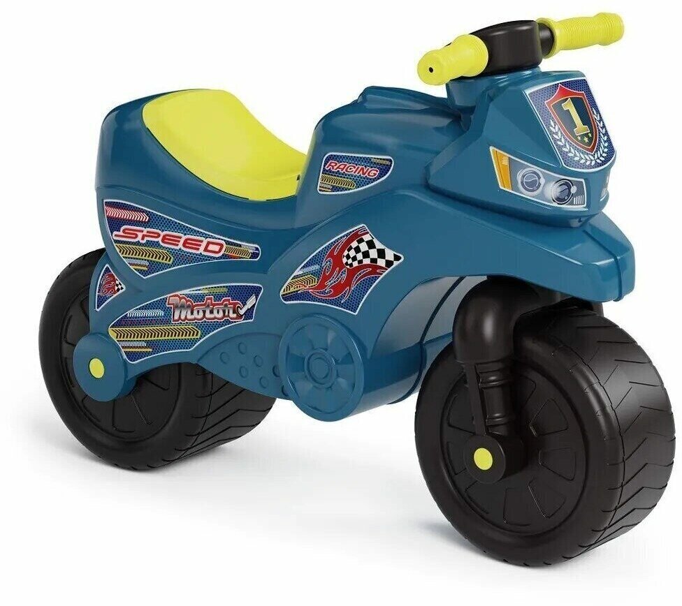 Игрушка на колесах детская "Мотоцикл" синий