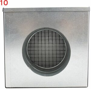 Фильтр для круглых воздуховодов d100 мм оцинкованный (10 шт.)