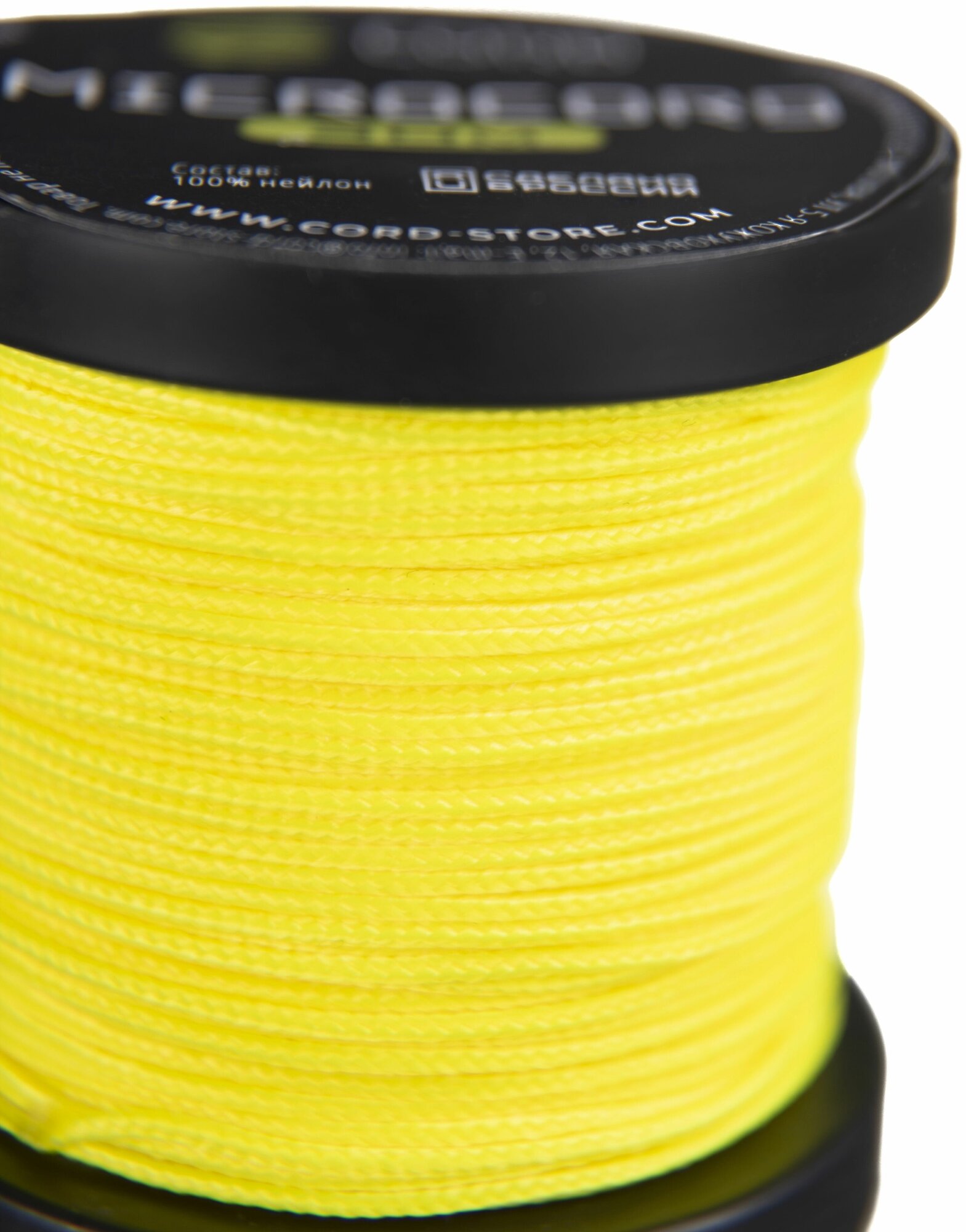 Микрокорд CORD RUS nylon 30м NEON YELLOW — фото 1