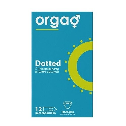 Презервативы Orgao Dotted, 12 шт.