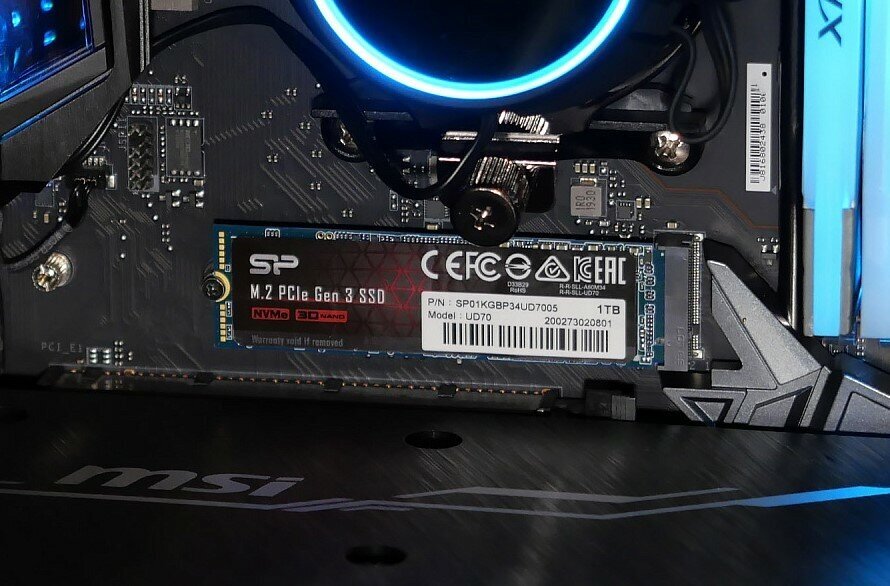 SSD накопитель SILICON POWER M-Series UD70 1ТБ, M.2 2280, PCI-E x4, NVMe - фото №3