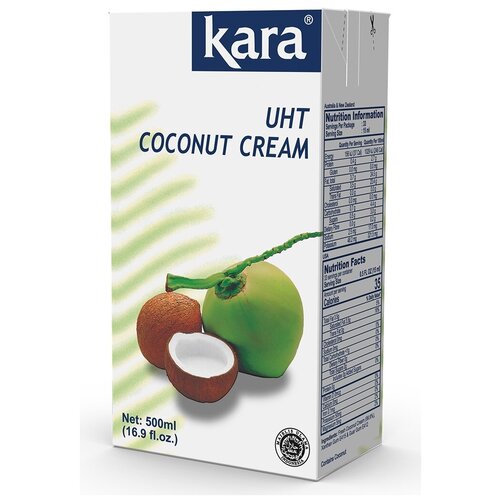 Кara coconut cream, ж.24% 500 мл. крем для готовки на основе мякоти кокосового ореха