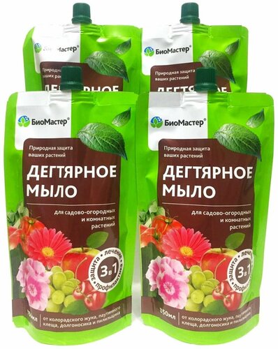 Дегтярное мыло 3в1, защита растений от насекомых вредителей, концентрат ...
