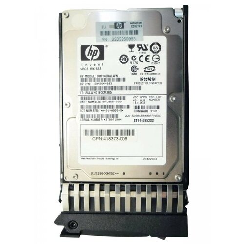 Жесткий диск HP 504334-001 146Gb SAS 25 HDD 1194500₽