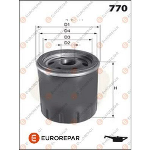 Фильтр Масляный Eurorepar E149241 EUROREPAR арт. E149241