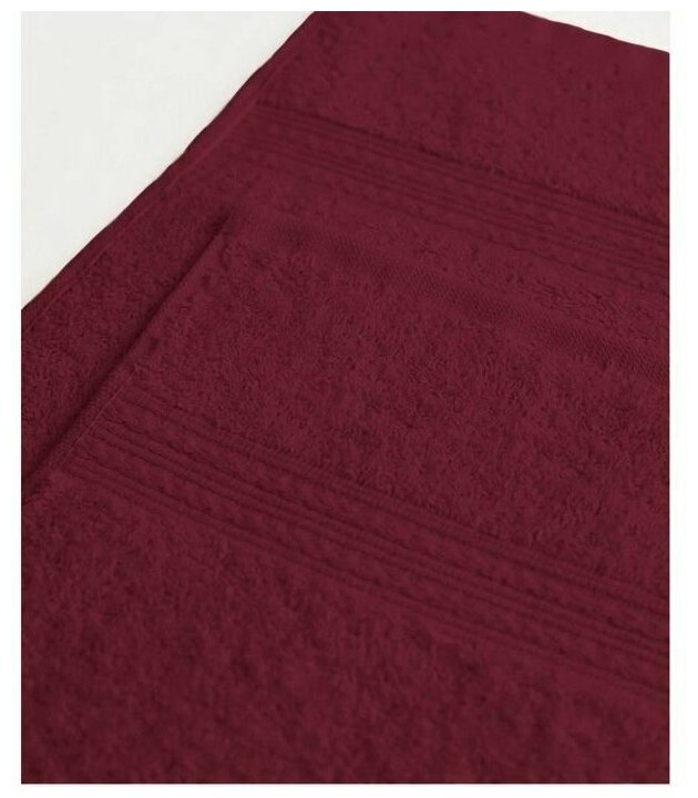 Полотенце махровое Ralph, размер 100х150 см, цвет бордовый Sofi De Marko 7302261 .