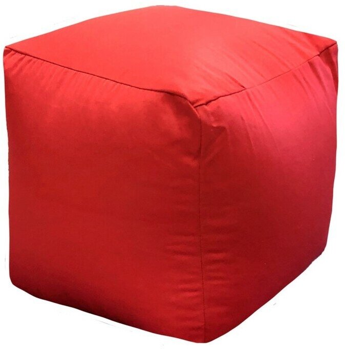 Dreambag Пуфик Куб Красный Фьюжн (Классический) - фотография № 3