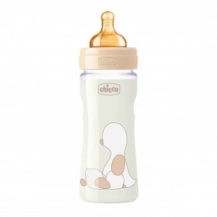 Бутылочка для кормления Chicco Original Touch Uni 2мес., латексная соска, РР, 250мл./бутылка для кормления/для путешествий/бутылочка детская с соской/детская бутылка/для новорожденных/ бутылка для вод - фотография № 3
