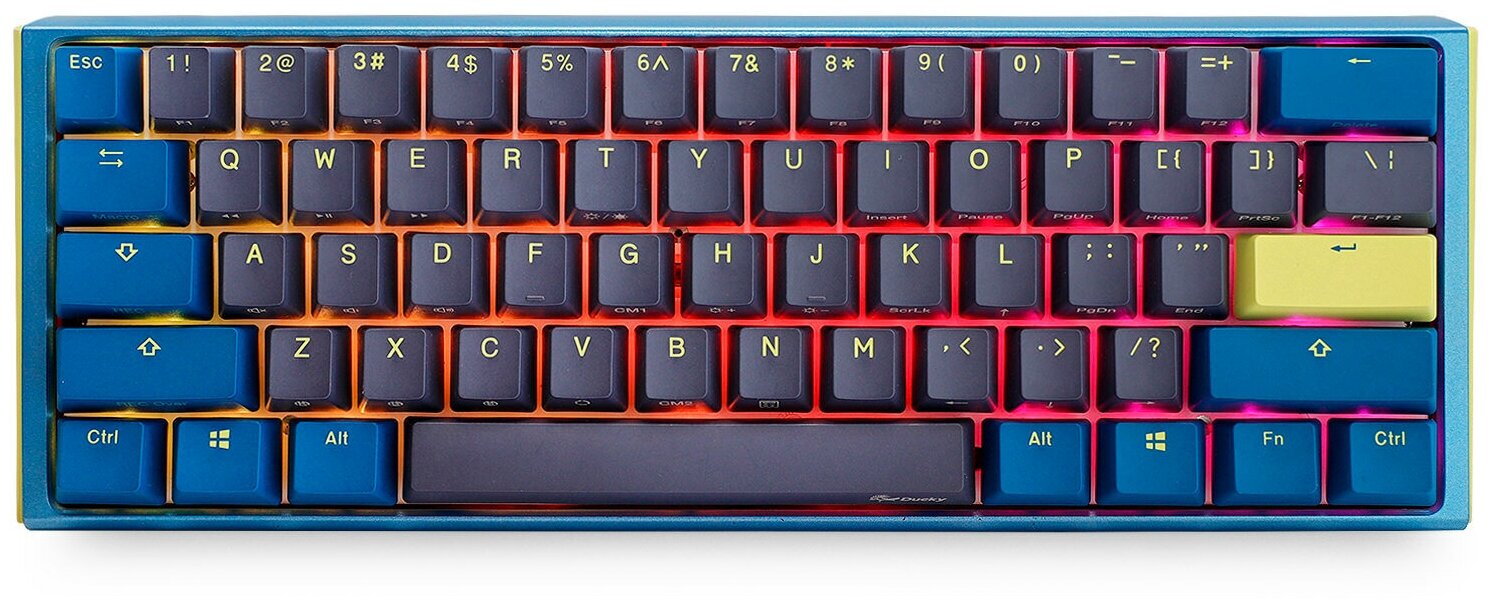 Игровая механическая клавиатура Ducky One 3 Mini Daybreak переключатели Cherry MX RGB Brown, русская раскладка