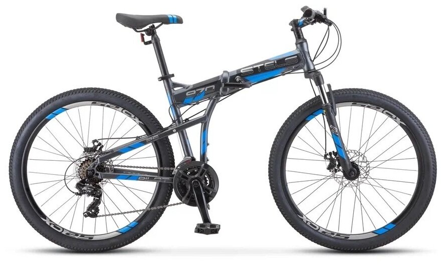 Горный (MTB) велосипед STELS Pilot 970 MD 26 V021 (2019) рама 17.5" Антрацитовый