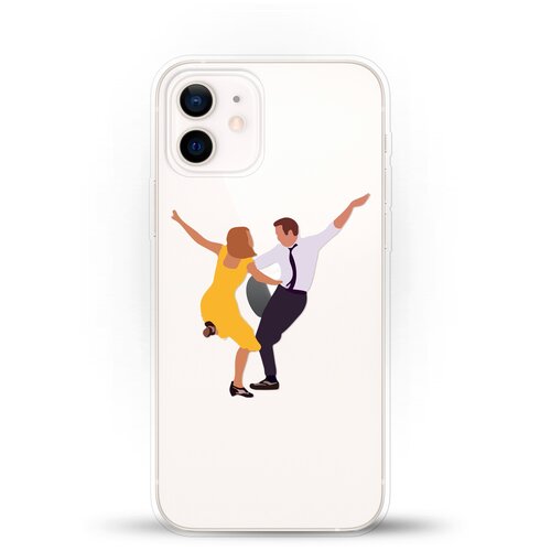 фото Силиконовый чехол миа и себастьян на apple iphone 12 mini andy & paul