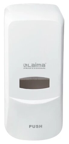 Дозатор для мыла-пены LAIMA PROFESSIONAL CLASSIC, наливной, 1л, белый, ABS-пластик, 606681