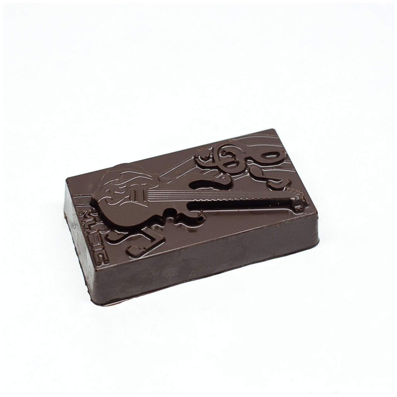 Подарочная шоколадная фигура Frade/Фраде - Гитара (вес-100г) (темный)