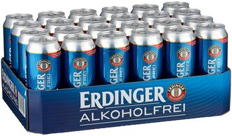 Пиво безалкогольное Erdinger Alkoholfrei ж/б 0.5 л x 24 шт 24 шт.