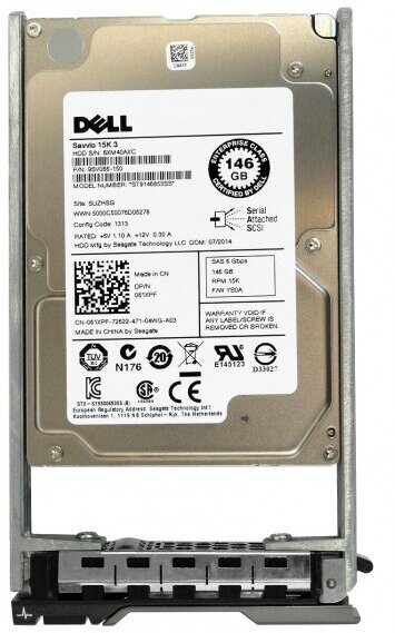Жесткий диск Dell 061XPF 146Gb SAS 2,5" HDD