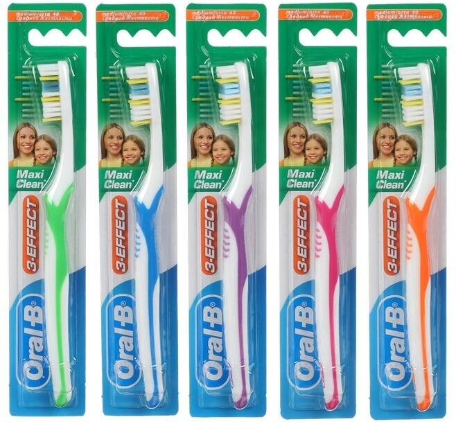 Зубная щетка Oral-B 3-effect Maxi Clean, ассортиментный