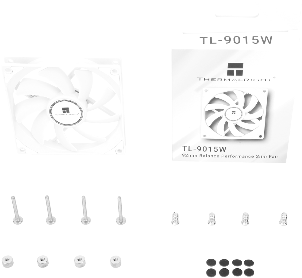 Вентилятор для корпуса Thermalright TL-9015-W 92x92x15 мм, 2700 об/мин, 22 дБА, PWM, белый - фото №8