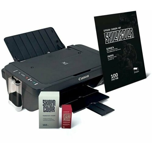 Набор трансфера с принтером Canon для эскиза татуировки SKILLIN COLOR mg2545s на СНПЧ