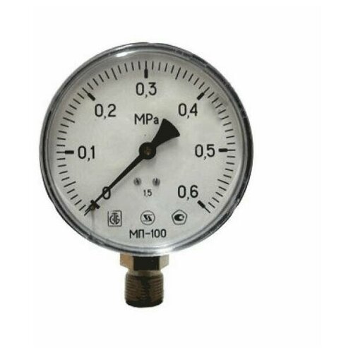 Манометр рад МП-100 0-2,5МПаДк100 М20х1,5 ст ЗТП Минск, завод теплотехнических приборов 011-0047 (1 шт.)