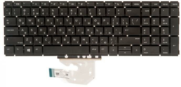 Keyboard / клавиатура для ноутбука HP ProBook 450 G6 455 G6 450R G6 450 G7 455 G7 черная