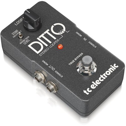 Гитарная педаль эффектов TC ELECTRONIC DITTO STEREO LOOPER стерео-сэмплер