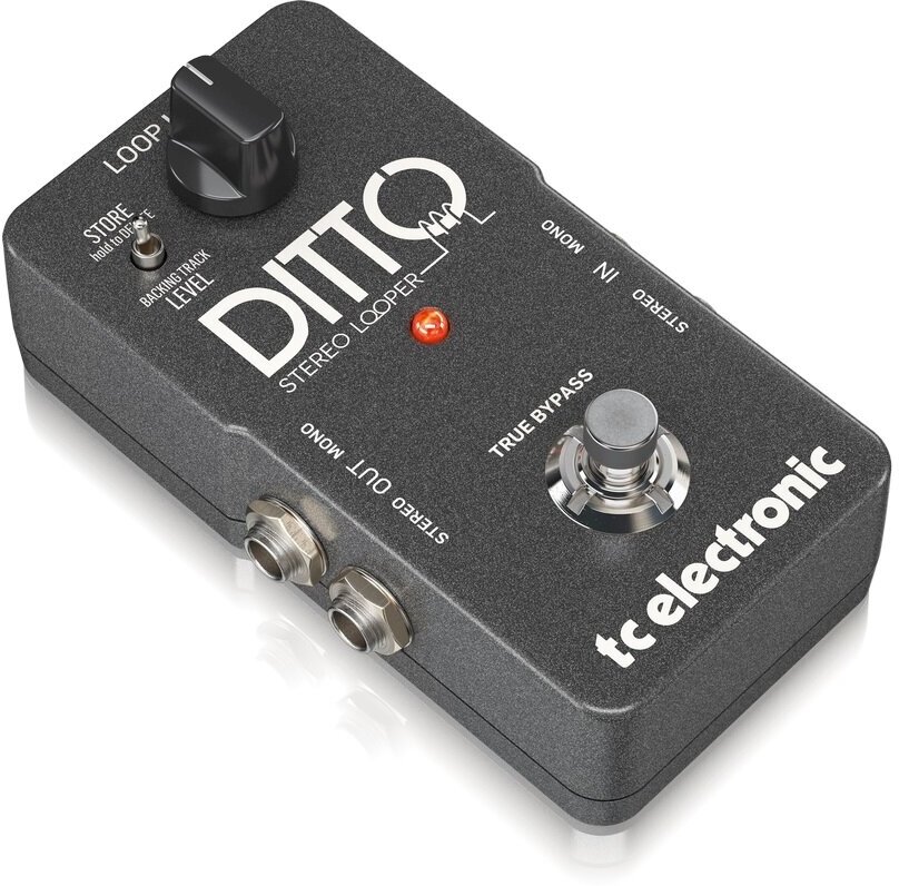 Гитарная педаль эффектов TC ELECTRONIC DITTO STEREO LOOPER стерео-сэмплер