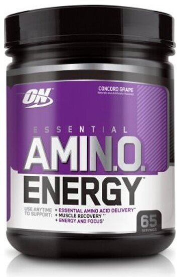 Аминокислоты Optimum Nutrition Amino Energy 65serv, Concord Grape Flavour