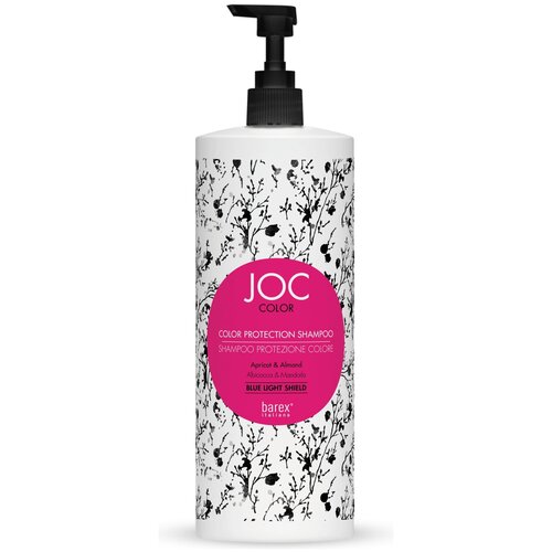 Barex JOC Color Protection Shampoo Шампунь Стойкость цвета, абрикос и миндаль, 1000 мл.