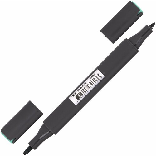 Упаковка 6 шт. Маркер для скетчинга художественный 1 мм - 6 мм BRAUBERG ART CLASSIC, светло-голубой (G025), 151783