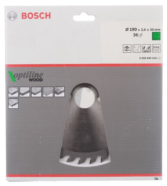 Диск пильный Bosch - фото №2