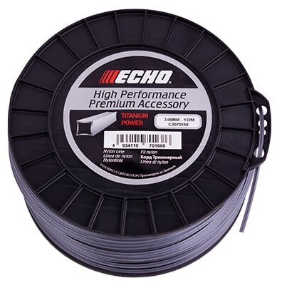 Леска ECHO Titanium Power 3 мм 3 мм 132 м 3 мм