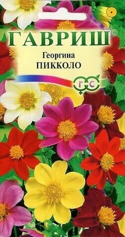 Георгина Пикколо смесь 03гр. однол. (Гавриш)