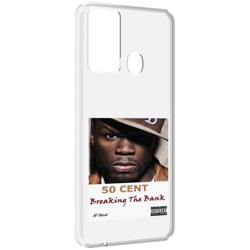 Чехол MyPads 50 Cent - Breaking The Bank для ITEL P37 / ITEL Vision 2S задняя-панель-накладка-бампер